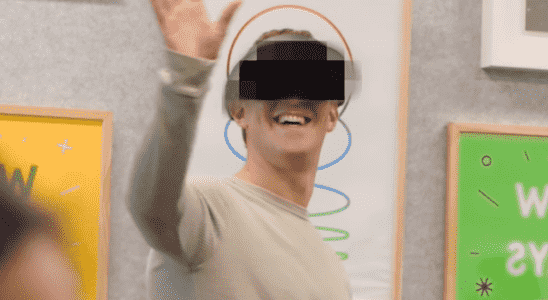 Mark Zuckerberg montre le projet Cambria de Meta, sans montrer le casque