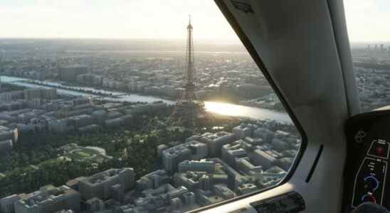 Microsoft Flight Simulator se dirige ensuite vers la France
