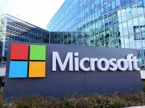 Le siège social de Microsoft Corp. à Issy-les-Moulineaux, près de Paris, France.