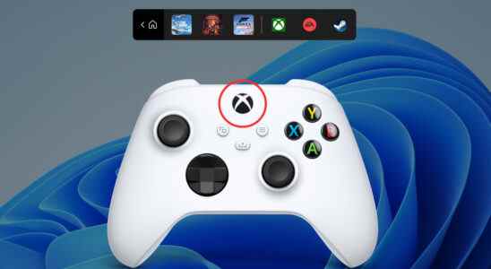Microsoft teste une nouvelle "barre de contrôleur" Xbox dans Windows 11