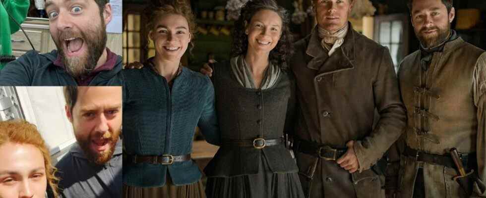 Outlander Season 7 behind the scenes cast