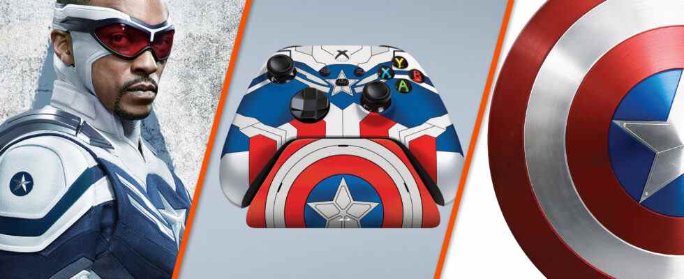 Razer éclabousse Captain America du MCU sur sa manette Xbox