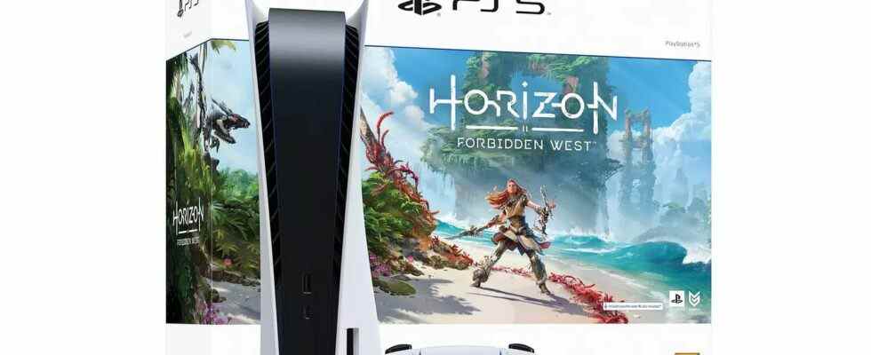Sony a sorti son premier pack PS5, et il est livré avec Horizon Forbidden West