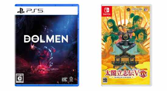 Sorties de jeux japonais de cette semaine : Dolmen, Taiko Risshiden V DX, etc.