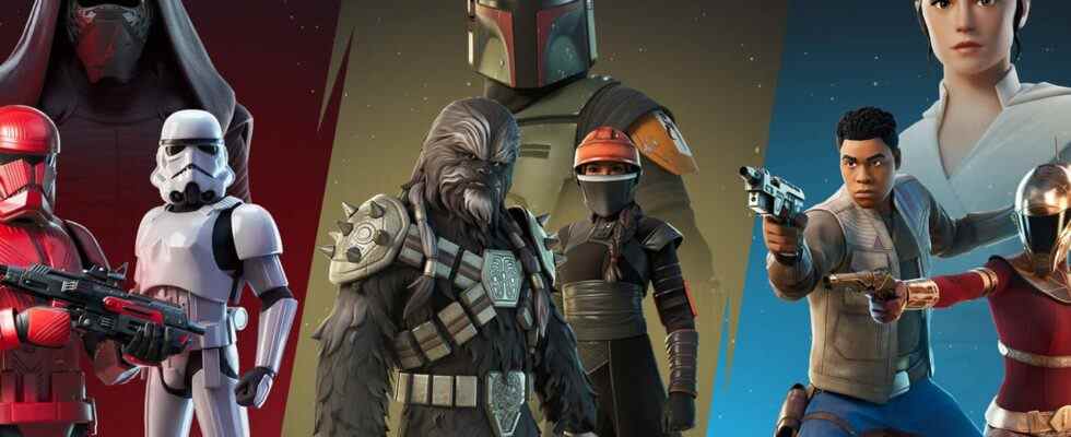 Star Wars revient sur Fortnite : sabres laser et autres disponibles pendant 2 semaines