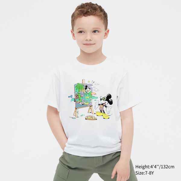 Uniqlo Mickey & Friends Art par Steven Harrington UT (T-shirt graphique à manches courtes)