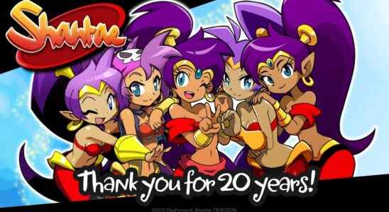 Changer d'hébergement eShop Vente du 20e anniversaire de Shantae