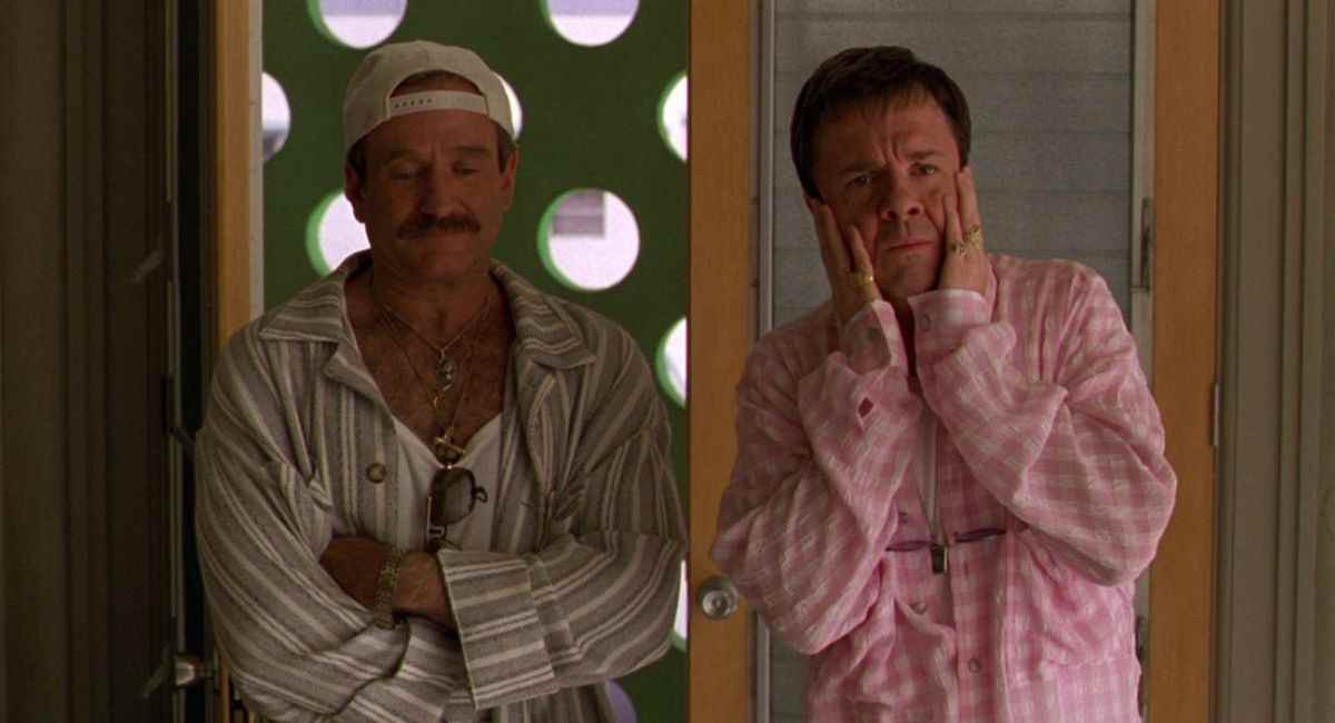 Robin Williams et Nathan Lane ont l'air fringants dans The Birdcage