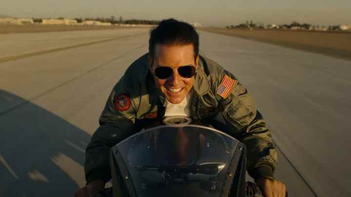 Tom Cruise dans Top Gun : Maverick.