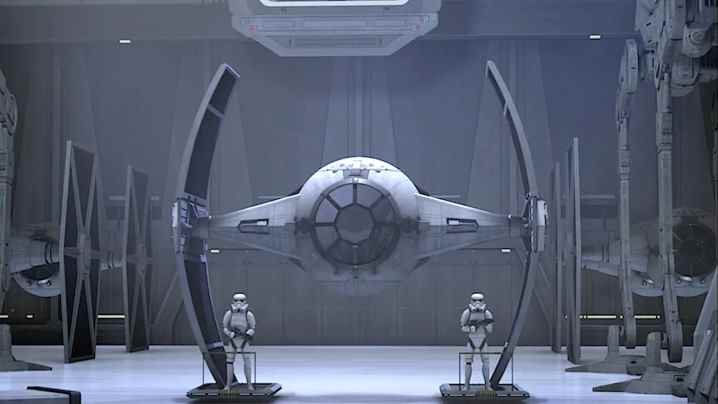 Prototype avancé TIE de Star Wars Rebels.