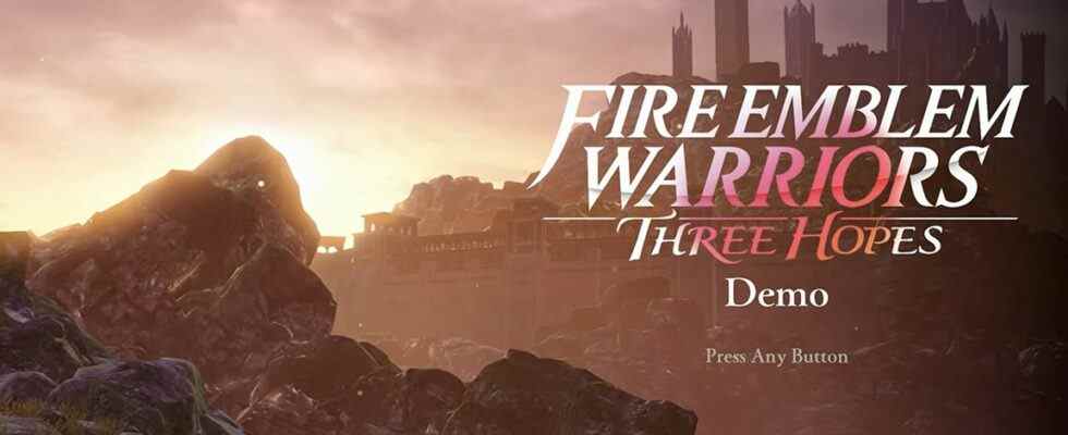 Jeu de démonstration Fire Emblem Warriors: Three Hopes