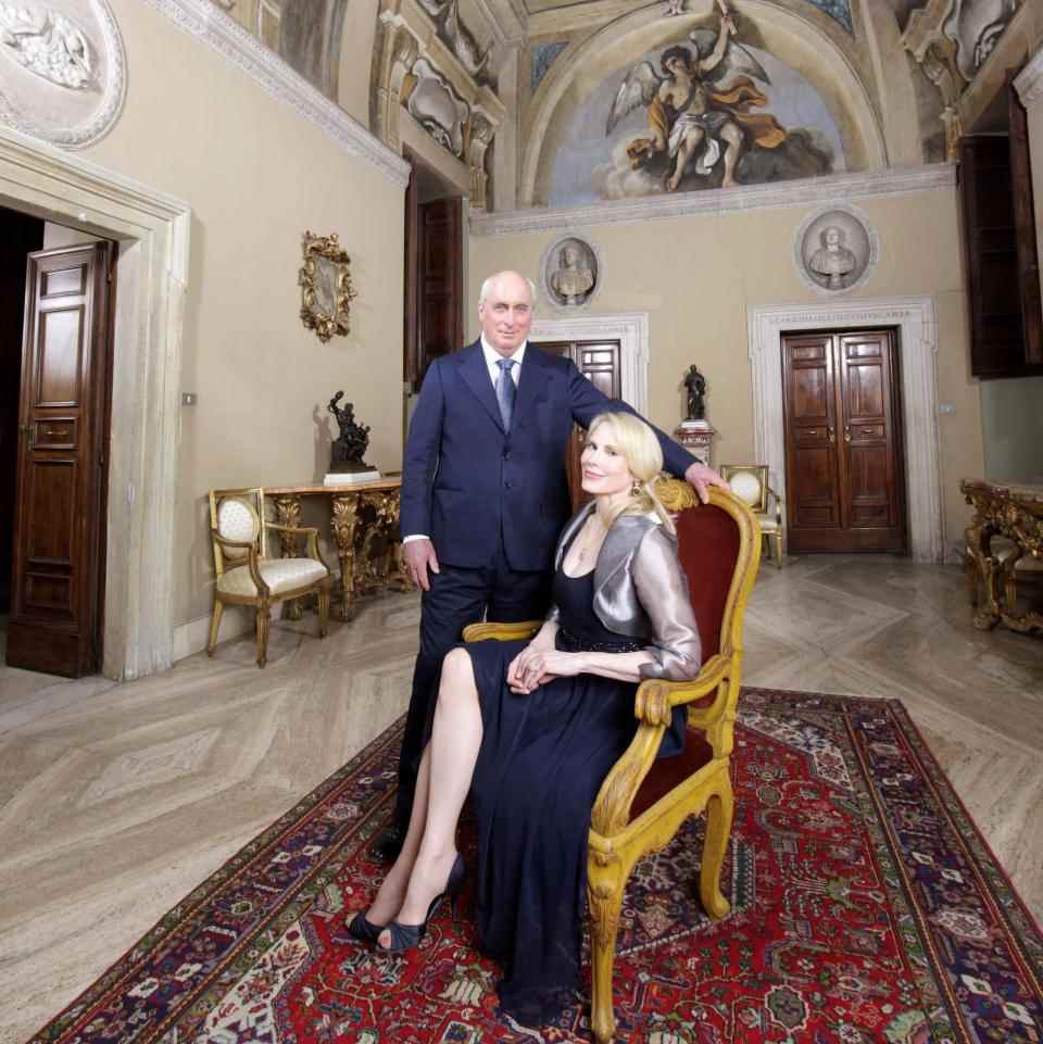 La princesse Rita Boncompagni Ludovisi avec son défunt mari Principe Nicolò Boncompagni Ludovisi - Avec l'aimable autorisation de la princesse Rita Boncompagni Ludovisi
