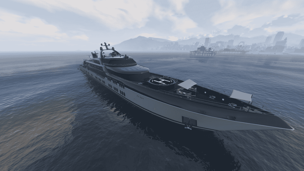 Le yacht Aquarius dans GTA Online