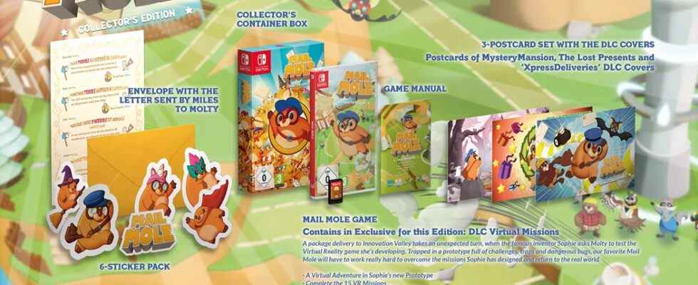 La sortie physique de Mail Mole annoncée avec une édition spéciale collector