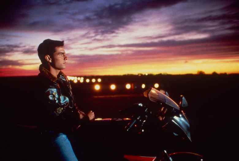 TOP GUN, Tom Cruise, 1986. ph : ©Paramount / courtoisie Everett Collection