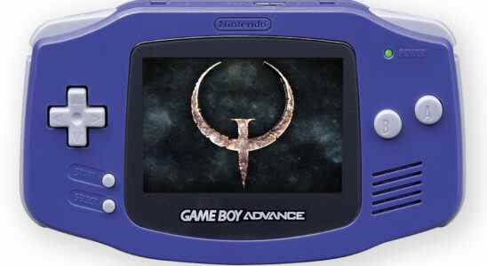 Vous pouvez maintenant jouer au port perdu de Quake GBA