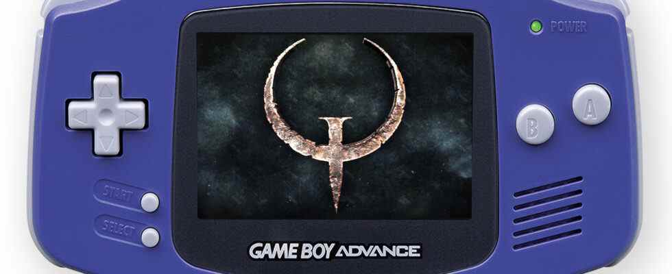Vous pouvez maintenant jouer au port perdu de Quake GBA