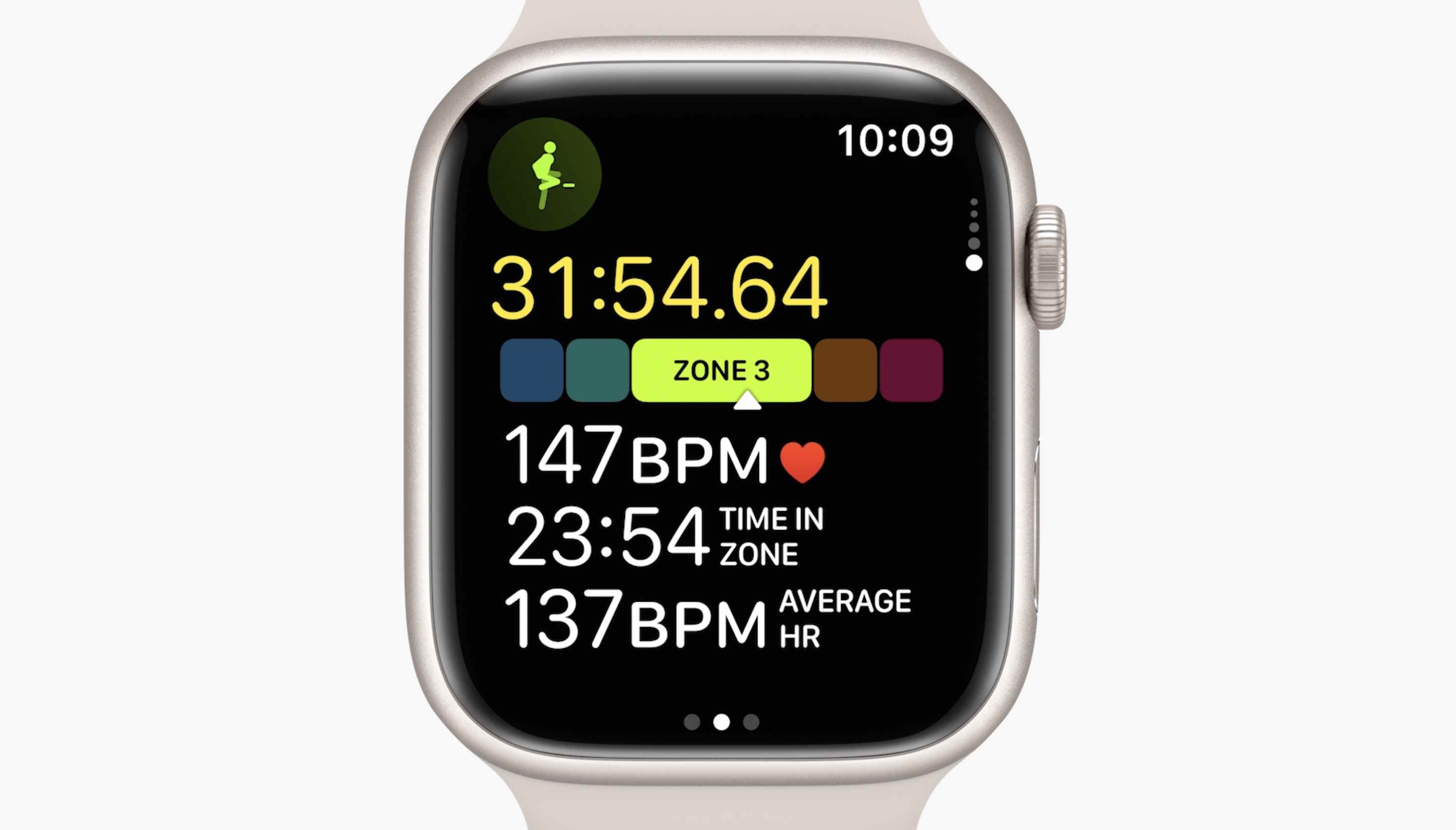 Surveillance de la zone de fréquence cardiaque Apple Watch