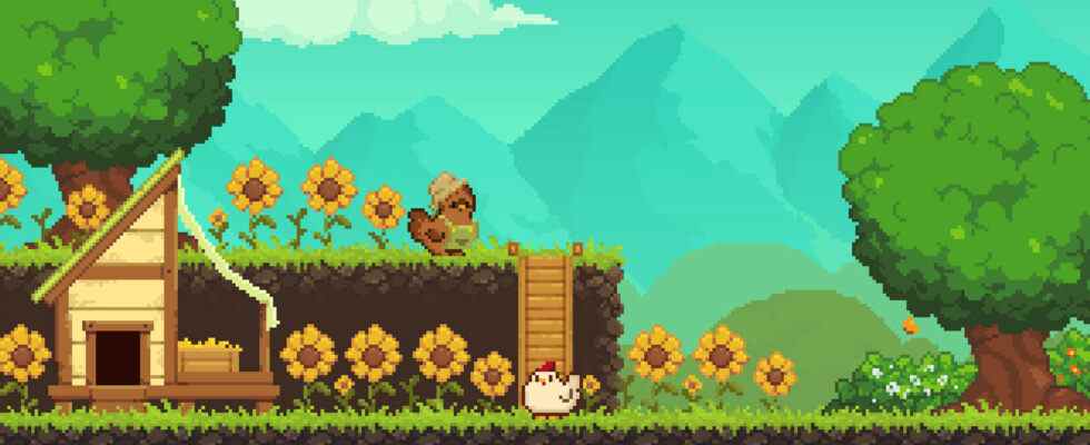 Le jeu de plateforme et de puzzle 2D relaxant Chicken Journey arrive sur Switch