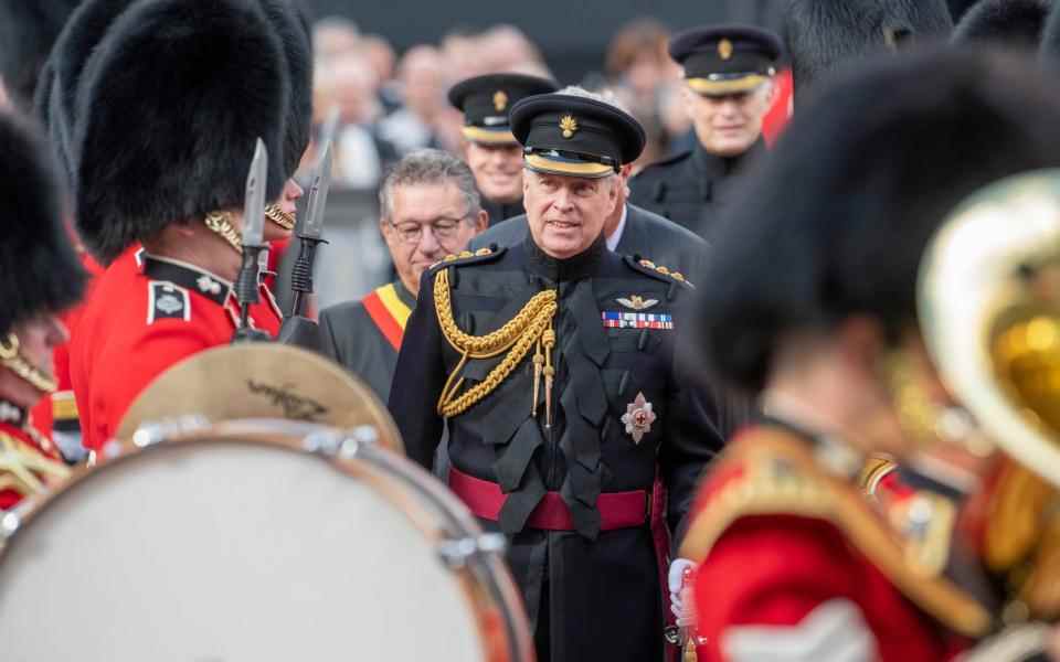 Le duc a hérité le titre de colonel des Grenadier Guards de son père, le duc d'Édimbourg - Paul Grover pour le Telegraph