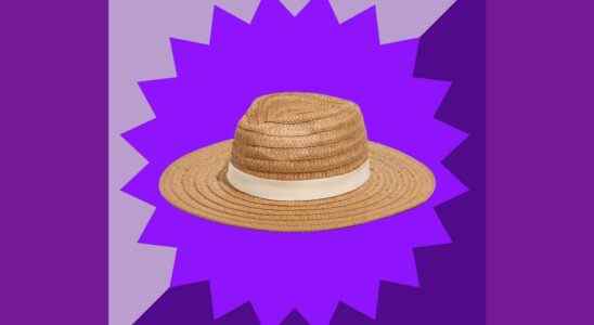 Ce chapeau de paille pliable prêt pour le long week-end est à 30 % de réduction