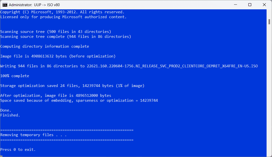 Installer Windows 11 22H2