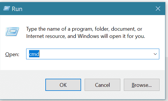 Lancer l'invite de commande Windows