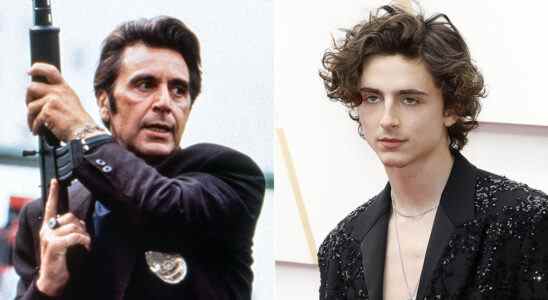 Al Pacino veut voir Timothée Chalamet reprendre son rôle dans une suite de "Heat"