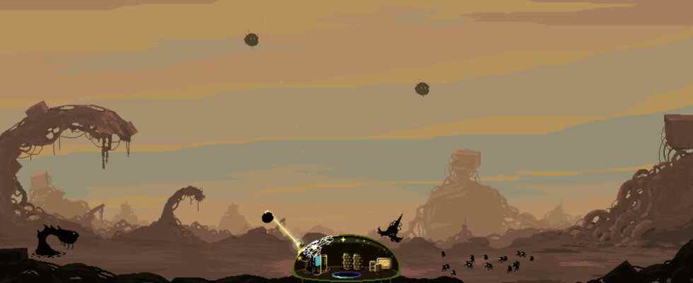 Dome Keeper est un jeu de défense contre les vagues extrêmement satisfaisant qui consiste à repousser les extraterrestres avec un laser géant