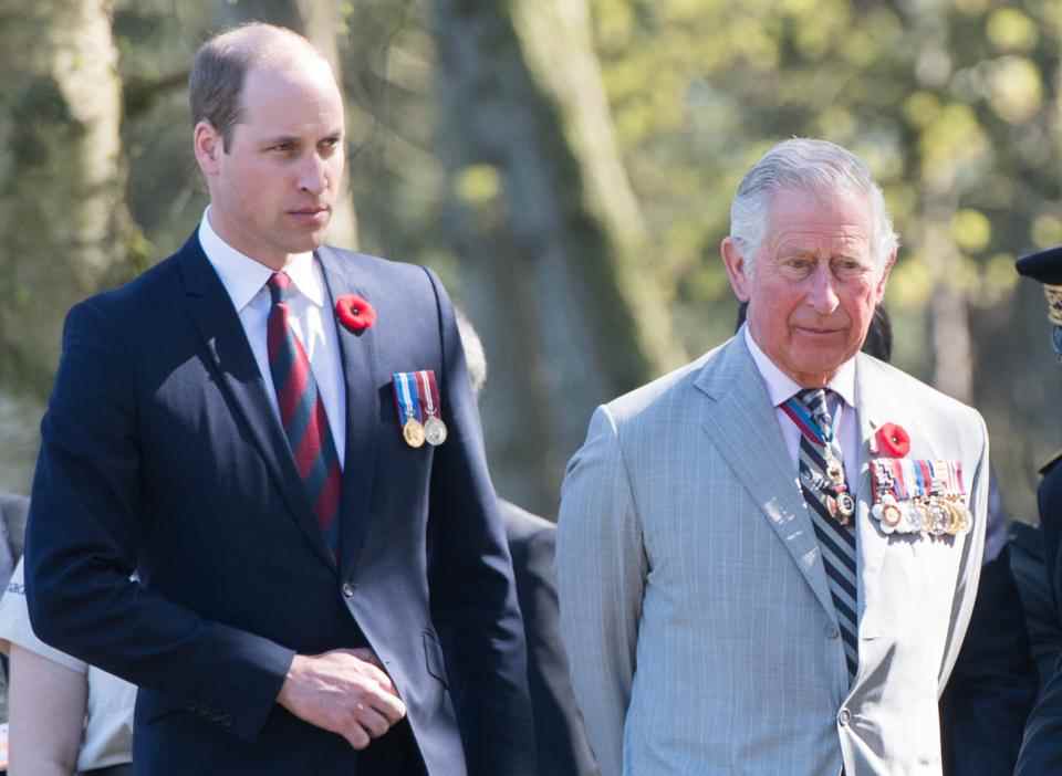 William avec son père, le prince Charles à Lille en 2017 - Getty Images