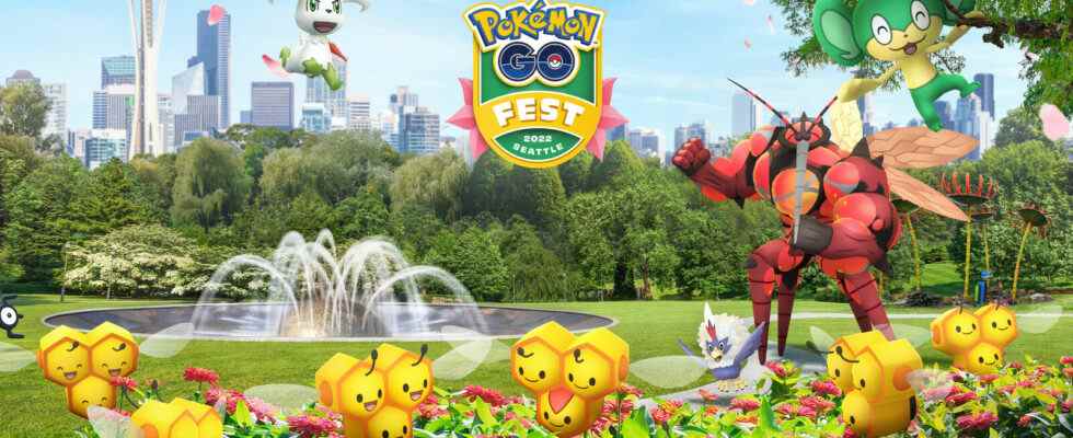 Les événements Pokemon Go Fest 2022 présenteront les Ultra Beasts Buzzwole, Xurkitree et Pheromosa