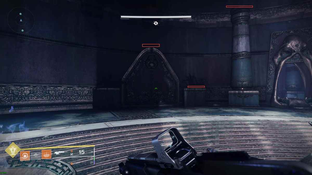 Un gardien cherche des points d'ancrage dans le donjon Duality de Destiny 2