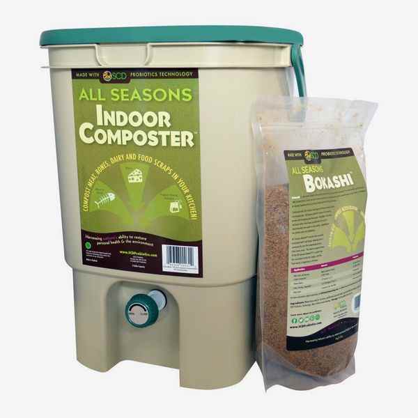 Kit de compostage d'intérieur SCD Probiotics toutes saisons avec Bokashi