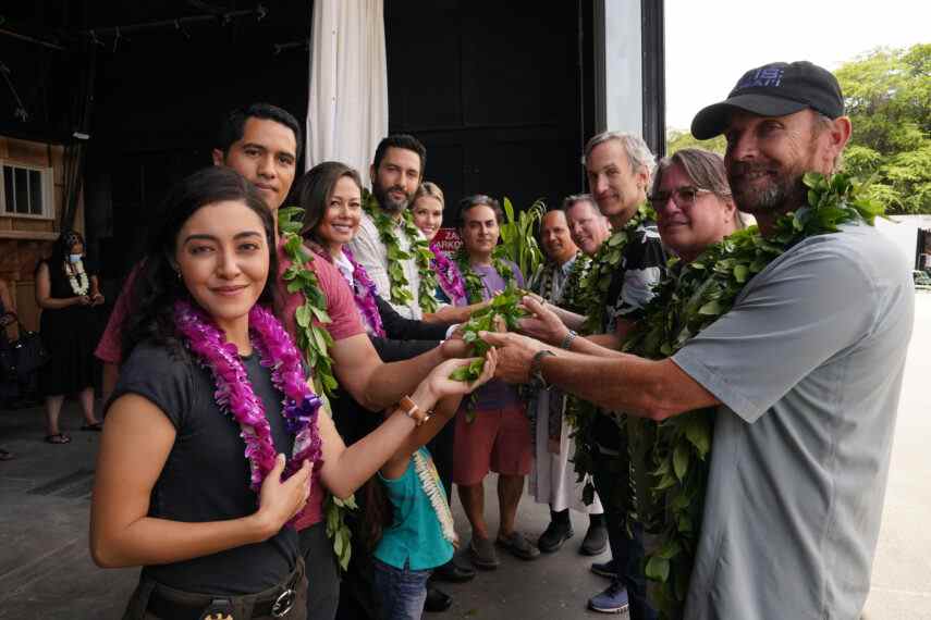 Bénédiction de la production de la saison 2 de NCIS Hawai'i