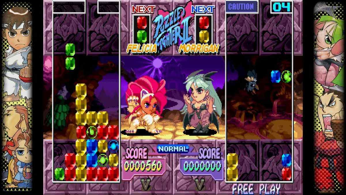 Super Puzzle Fighter 2 Turbo dans Capcom Fighting Collection