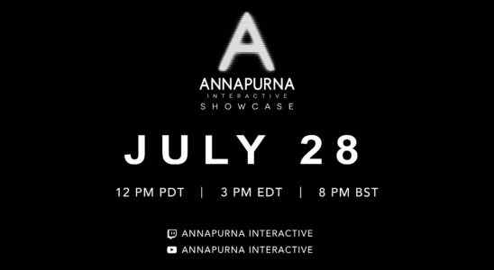 Annapurna Interactive Showcase 2022 prévu pour le 28 juillet