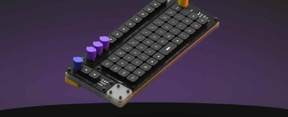Ce clavier modulaire peut même être personnalisé avec des boutons et des cadrans