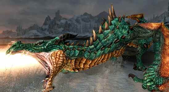 Ce mod Skyrim veut vous vendre des textures de dragon 16K