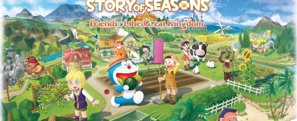 Doraemon Story of Seasons : Friends of the Great Kingdom annoncé sur PS5, Switch et PC