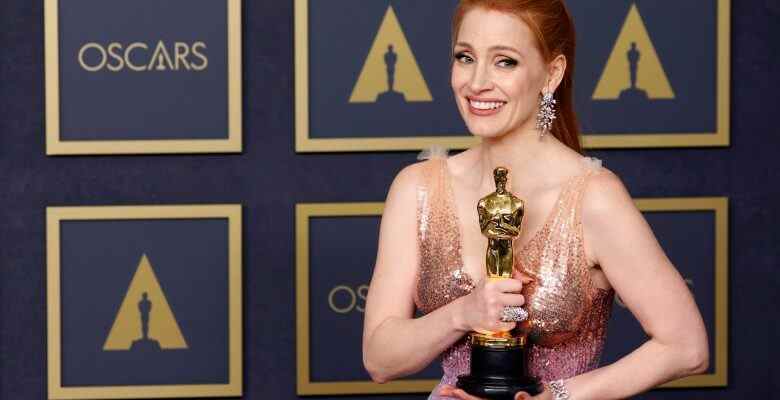 Jessica Chastain, 2022 Academy Awards win