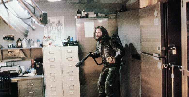 THE THING, Kurt Russell, 1982, © Universal/courtesy Everett Collection