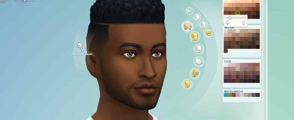 La nouvelle mise à jour des Sims 4 ajoute plus de 100 tons de peau et curseurs à la création de personnage