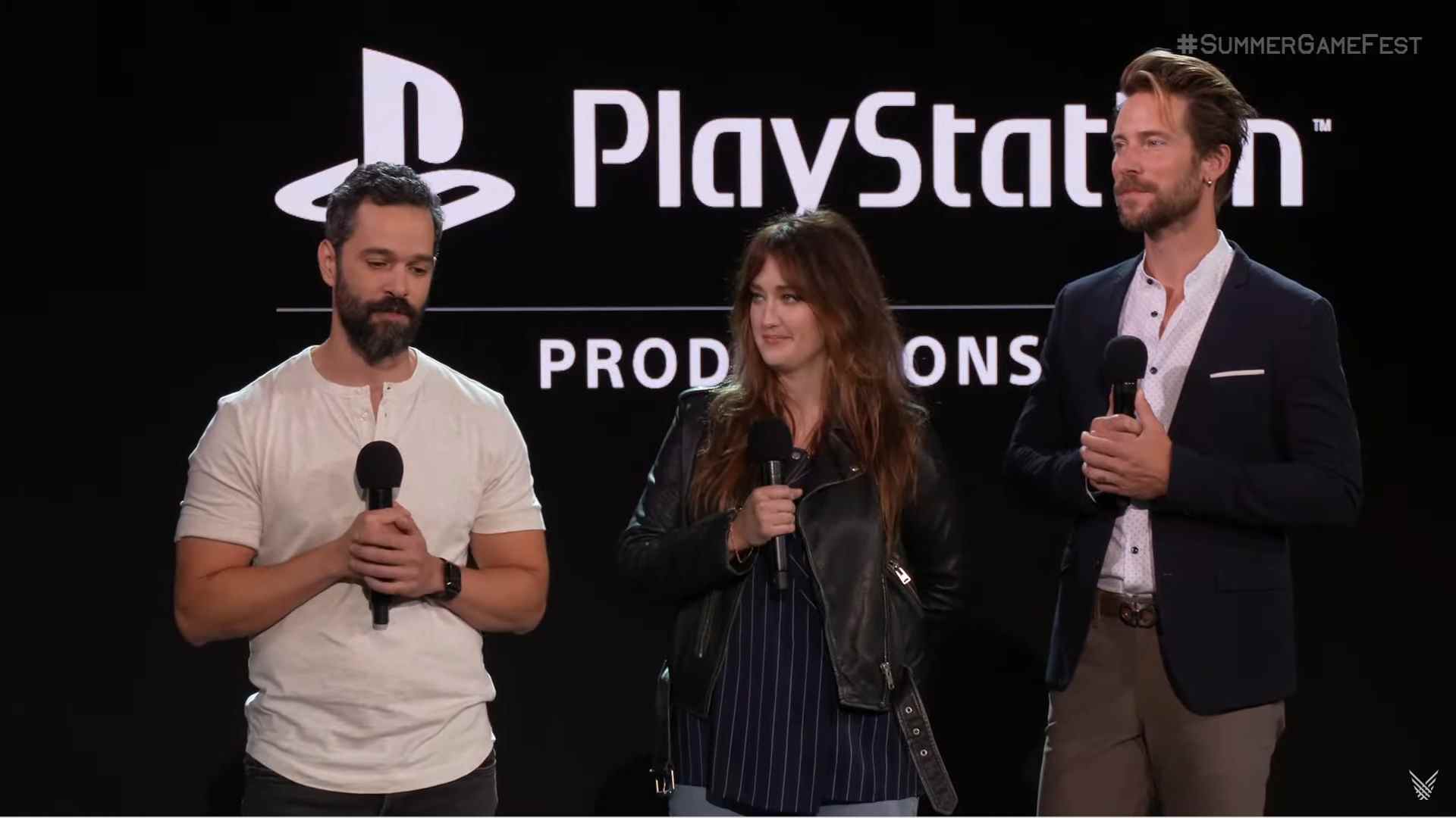Neil Druckmann, Ashley Johnson et Troy Baker de The Last of Us