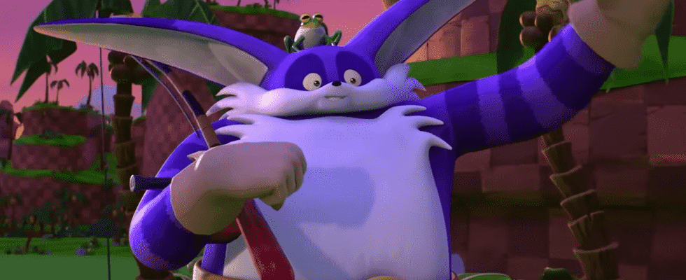 Le clip de la série animée Sonic Prime Netflix présente Big the Cat et Froggy
