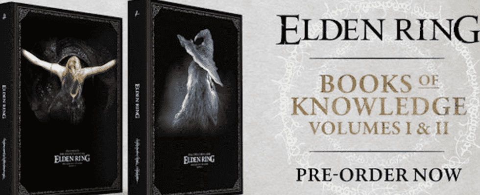Le guide stratégique officiel d'Elden Ring comprend 2 volumes et plus de 1 000 pages