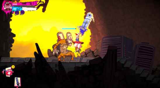 Le jeu Metroidvania 2D dessiné à la main 'Techno-pop-punk' annoncé pour PC