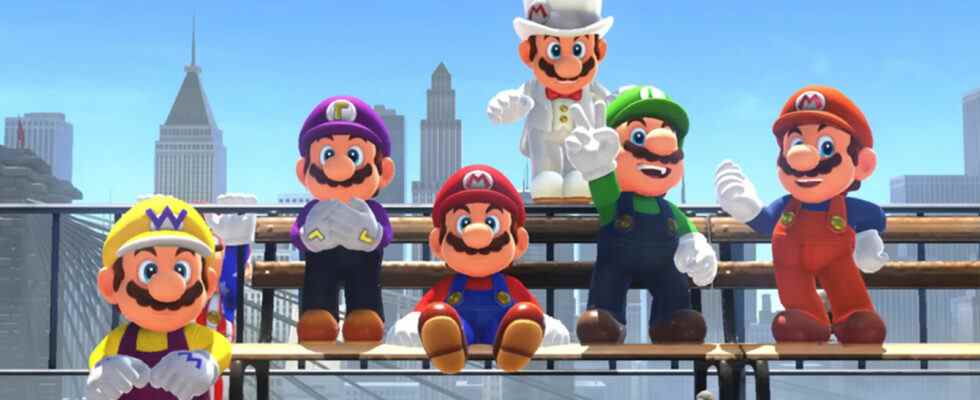 Le mod Super Mario Odyssey augmente le nombre de Mario avec 10 joueurs, coopération en ligne