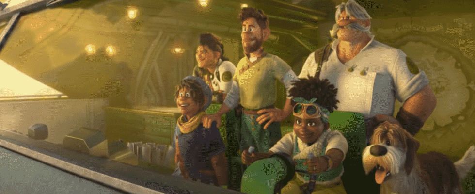Le nouveau film d'animation de Disney suit une famille dysfonctionnelle d'explorateurs de l'espace