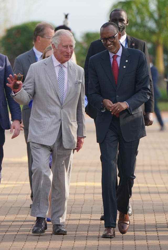 Visite du Prince de Galles au Rwanda