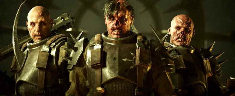 Les ennemis de Warhammer 40K Darktide incluent des vétérans grisonnants de l'Imperium